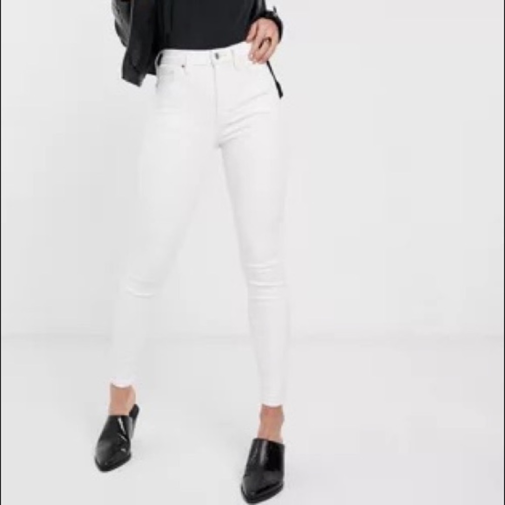 Topshop White Jamie Jeans
